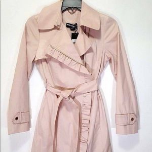 Karl Lagerfeld Pink Trench Coat